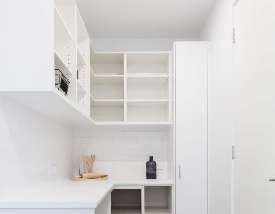 minimalist design for butler's pantry