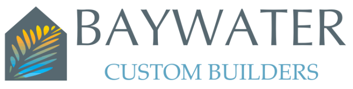 Bay Water Custom Builders Logo